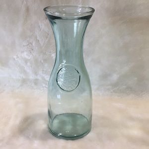 ♦️28oz Authentic ♻️ Green Tinted Glass Carafe